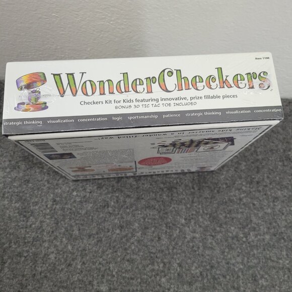Wonder Checkers Game Educational Kit New & Factory Sealed Kids Strategy Learning - Picture 3 of 8